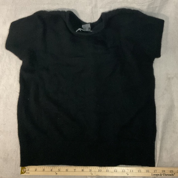 Rare Vintage 80’s Black Angora Cardigan - Picture 7 of 7